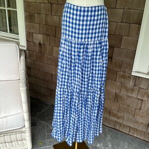 Lauren Blue and White Gingham Skirt/Dress